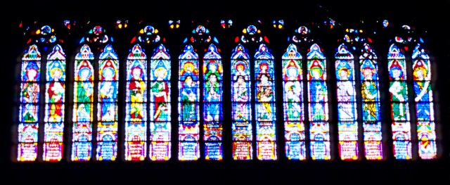 The Sixteen Prophets, Notre Dame Cathedral, Paris, France. Copyright 2000 by Blair Atherton